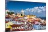 Lisbon, Portugal Skyline at Alfama, the Oldest District of the City-Sean Pavone-Mounted Photographic Print