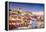 Lisbon, Portugal Twilight Cityscape at the Alfama District-Sean Pavone-Framed Premier Image Canvas