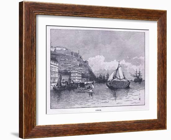 Lisbon-John Fulleylove-Framed Giclee Print