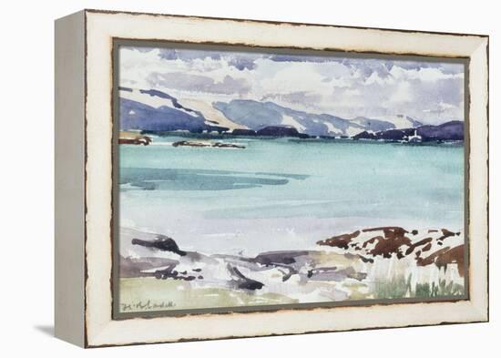 Lisemore and Morven from Mull-Francis Campbell Boileau Cadell-Framed Premier Image Canvas