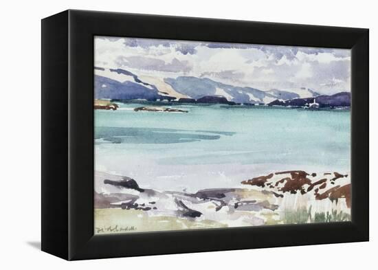 Lisemore and Morven from Mull-Francis Campbell Boileau Cadell-Framed Premier Image Canvas