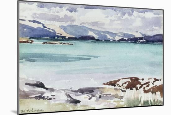 Lisemore and Morven from Mull-Francis Campbell Boileau Cadell-Mounted Giclee Print