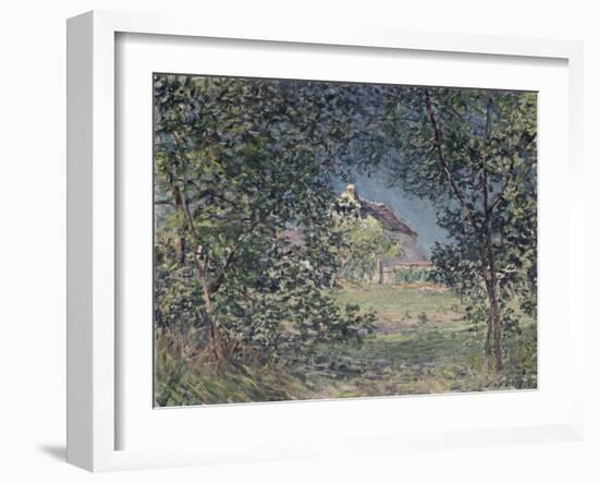 Lisière de forêt au printemps-Alfred Sisley-Framed Giclee Print