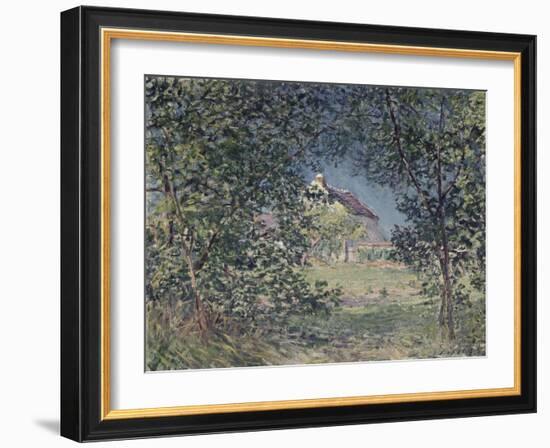 Lisière de forêt au printemps-Alfred Sisley-Framed Giclee Print