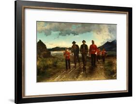 'Listed for the Connaught Rangers': Recruiting in Ireland, 1878-Lady Butler-Framed Giclee Print