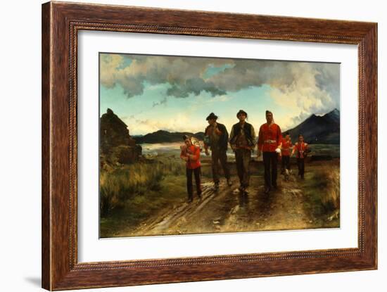 'Listed for the Connaught Rangers': Recruiting in Ireland, 1878-Lady Butler-Framed Giclee Print