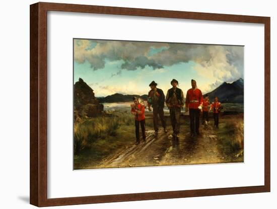 'Listed for the Connaught Rangers': Recruiting in Ireland, 1878-Lady Butler-Framed Giclee Print