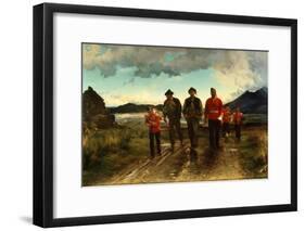 'Listed for the Connaught Rangers': Recruiting in Ireland, 1878-Lady Butler-Framed Giclee Print
