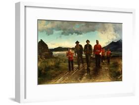 'Listed for the Connaught Rangers': Recruiting in Ireland, 1878-Lady Butler-Framed Giclee Print
