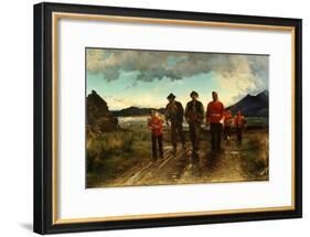 'Listed for the Connaught Rangers': Recruiting in Ireland, 1878-Lady Butler-Framed Giclee Print