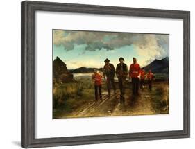 'Listed for the Connaught Rangers': Recruiting in Ireland, 1878-Lady Butler-Framed Giclee Print