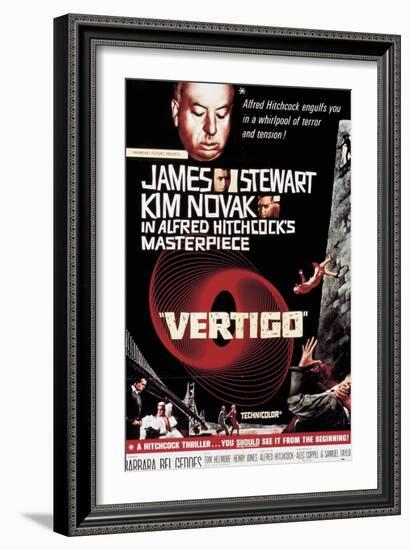 Listen Darkling, 1958, "Vertigo" Directed by Alfred Hitchcock-null-Framed Giclee Print