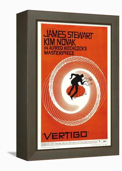 Listen Darkling, 1958, "Vertigo" Directed by Alfred Hitchcock-null-Framed Premier Image Canvas