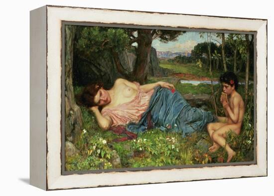 Listen to My Sweet Pipings, 1911-John William Waterhouse-Framed Premier Image Canvas