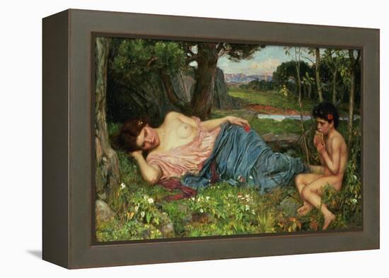 Listen to My Sweet Pipings, 1911-John William Waterhouse-Framed Premier Image Canvas