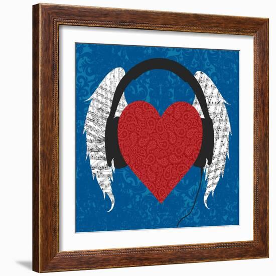 Listen to Your Heart-Ali Potman-Framed Giclee Print