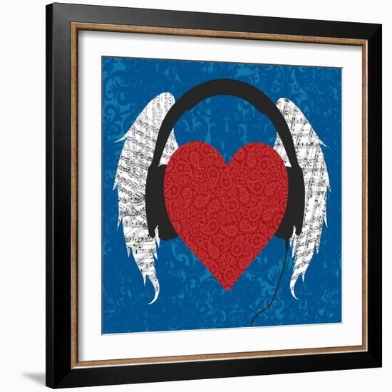 Listen to Your Heart-Ali Potman-Framed Giclee Print