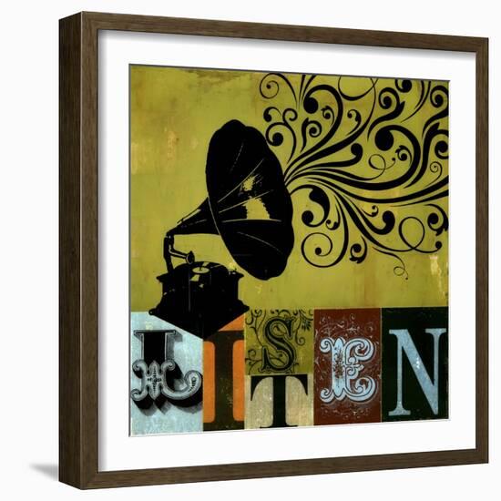 Listen-Stella Bradley-Framed Premium Giclee Print