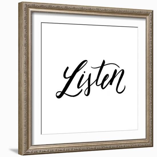 Listen-Ashley Santoro-Framed Giclee Print