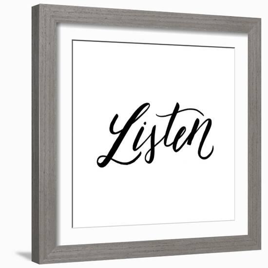 Listen-Ashley Santoro-Framed Giclee Print