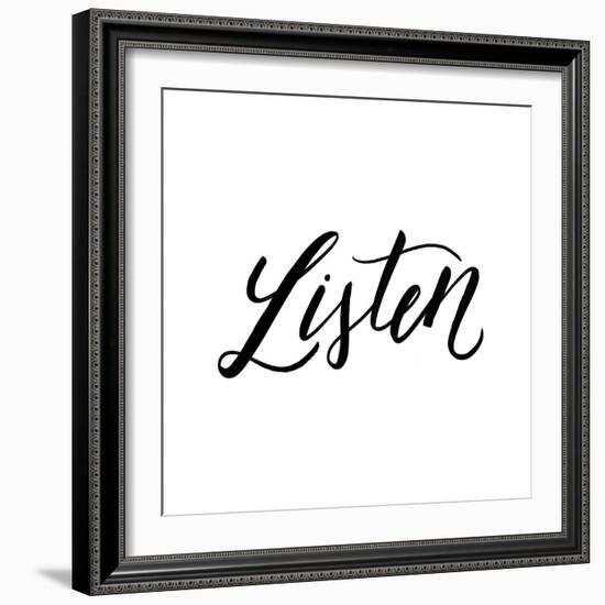 Listen-Ashley Santoro-Framed Giclee Print