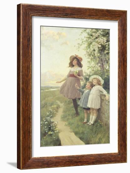 Listening to the Lark-Percy Tarrant-Framed Giclee Print