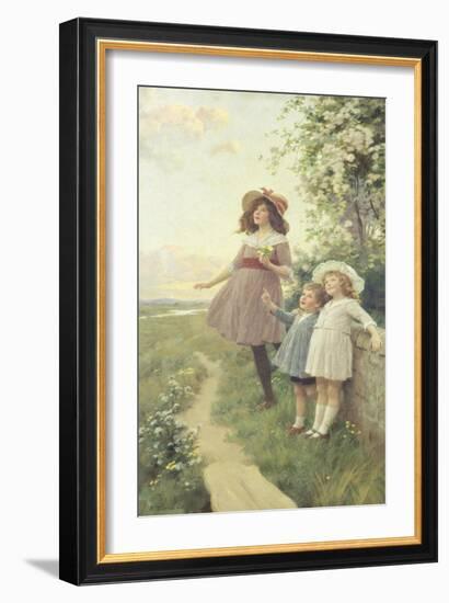 Listening to the Lark-Percy Tarrant-Framed Giclee Print