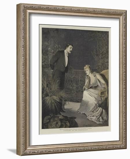 Listening to the Nightingale-Edward Frederick Brewtnall-Framed Giclee Print