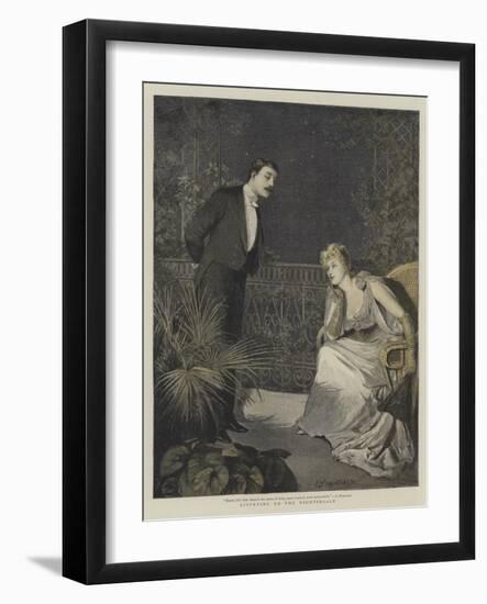 Listening to the Nightingale-Edward Frederick Brewtnall-Framed Giclee Print