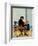 "Listening to the Sea", July 21, 1956-John Falter-Framed Giclee Print