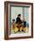 "Listening to the Sea", July 21, 1956-John Falter-Framed Giclee Print