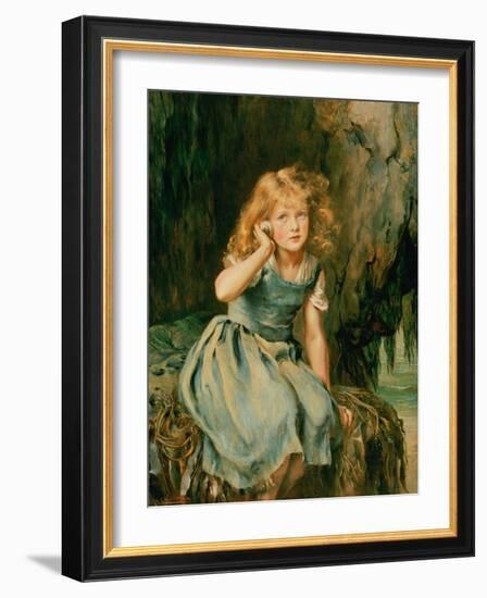 Listening to the Sea-Mary Lemon Waller-Framed Giclee Print