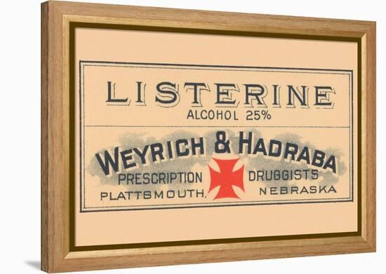 Listerine Alcohol 25%-null-Framed Stretched Canvas