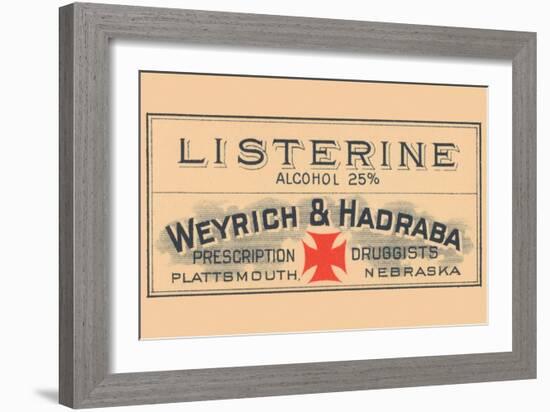 Listerine Alcohol 25%-null-Framed Art Print