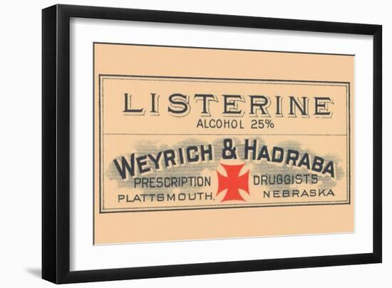 Listerine Alcohol 25%-null-Framed Art Print