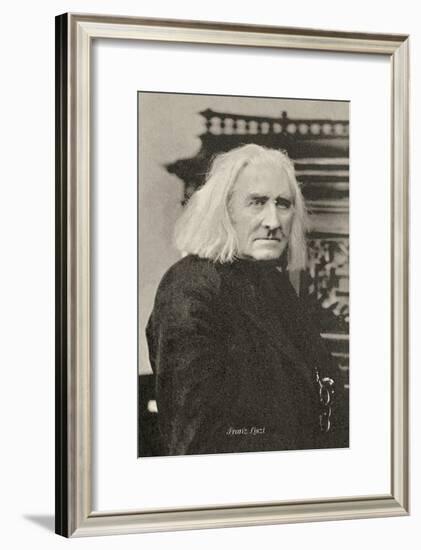 Liszt in His 75th Year-null-Framed Art Print