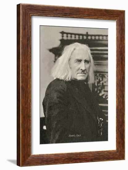 Liszt in His 75th Year-null-Framed Art Print