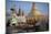 Lit Candles Placed by Devotees at Sunset at the Shwesagon Pagoda, Yangon, Myanmar (Burma)-Annie Owen-Mounted Photographic Print