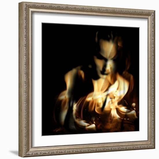 Lit-Gideon Ansell-Framed Photographic Print