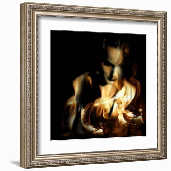 Lit-Gideon Ansell-Framed Premium Photographic Print