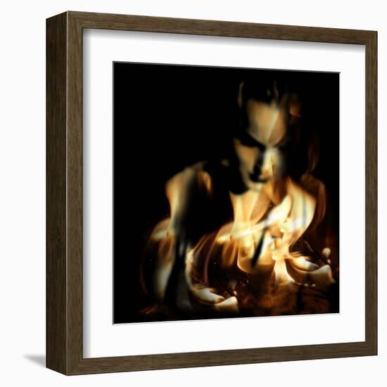 Lit-Gideon Ansell-Framed Premium Photographic Print