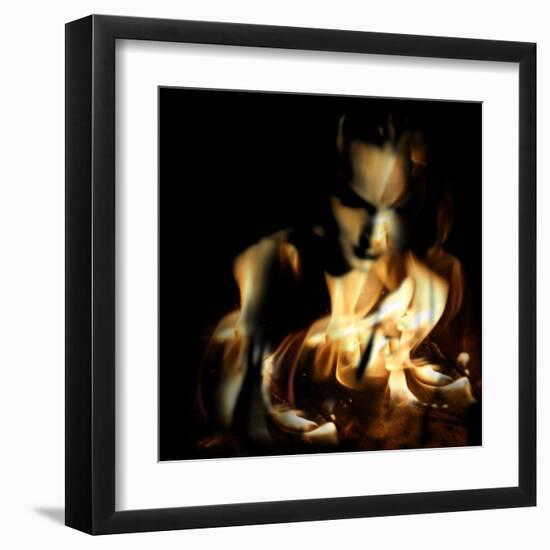 Lit-Gideon Ansell-Framed Premium Photographic Print