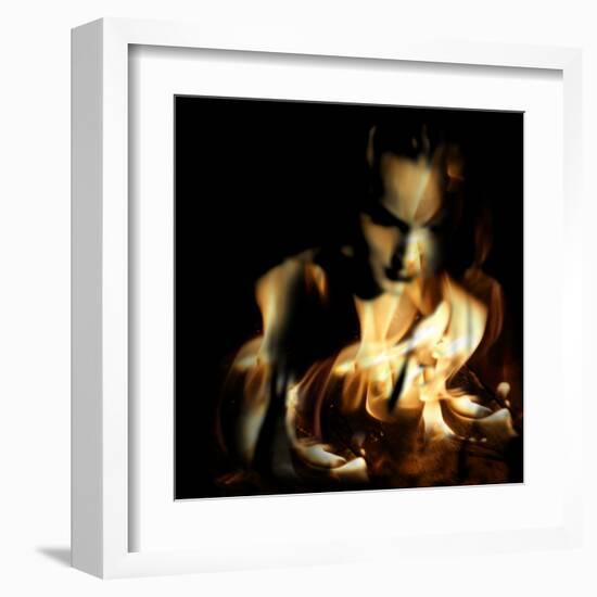 Lit-Gideon Ansell-Framed Premium Photographic Print