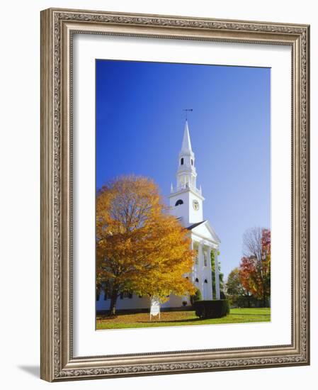 Litchfield Church, Connecticut, New England, USA-Roy Rainford-Framed Photographic Print