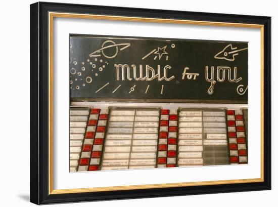 Litchfield, Illinois, USA. Route 66 Vintage Juke Box-Julien McRoberts-Framed Photographic Print