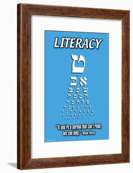 Literacy-Wilbur Pierce-Framed Art Print