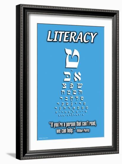 Literacy-Wilbur Pierce-Framed Art Print