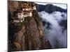 Literally Meaning Tiger's Nest, Taktsang, Built around Cave in Which Guru Padmasambava Meditated-Paul Harris-Mounted Photographic Print