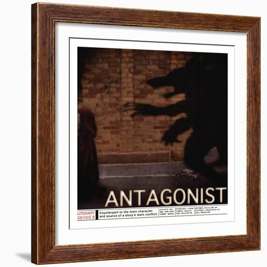 Literary Devices: Antagonist-Jeanne Stevenson-Framed Art Print