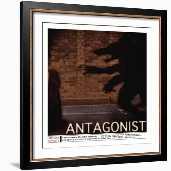 Literary Devices: Antagonist-Jeanne Stevenson-Framed Art Print